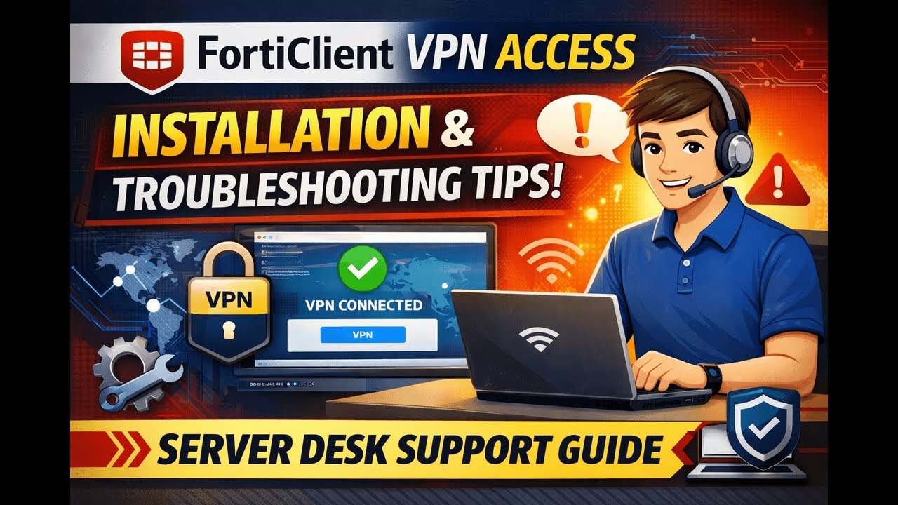 FortiClient VPN Access | Installation & Troubleshooting Complete Guide (Hindi)