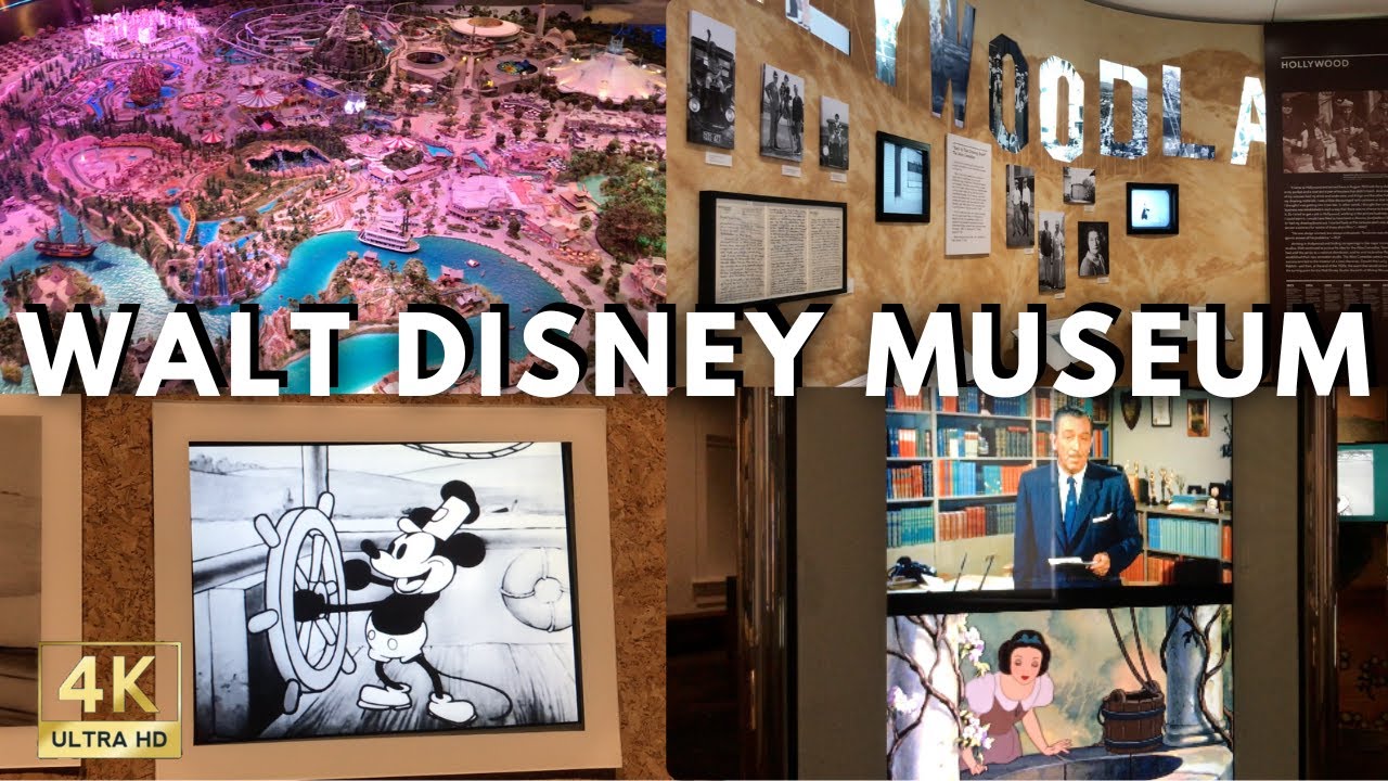 Exploring San Francisco Walt Disney Family Museum Tour in 4k