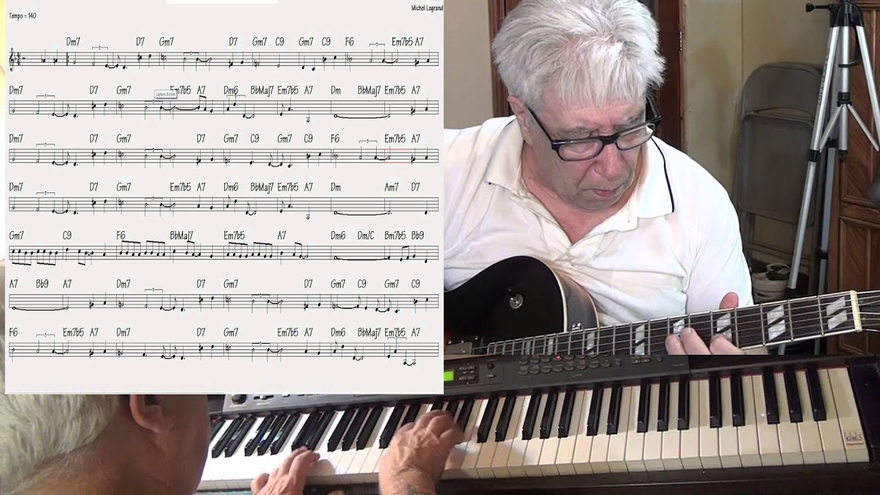 I Will Wait For You - guitar & piano Jazz cover ( Michel Legrand ) Yvan Jacques