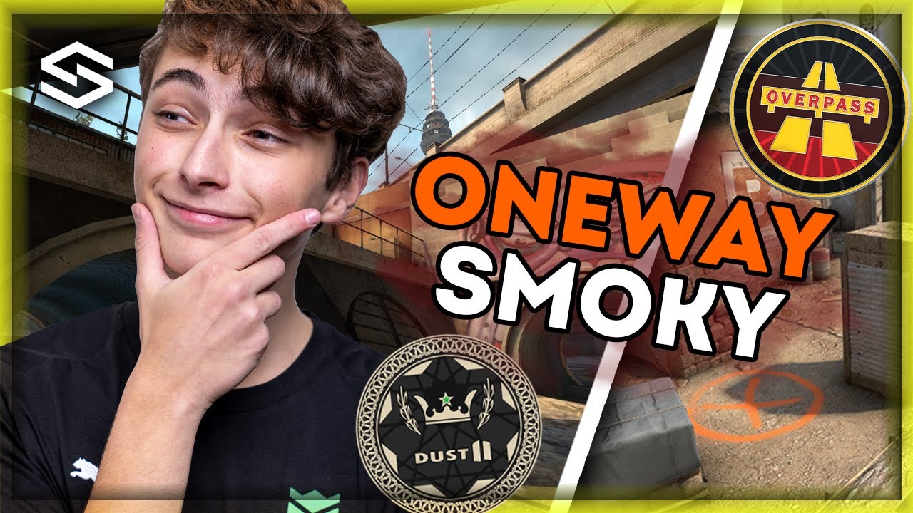 Overpass a Dust2 oneway smoky pro EZ killy! - Straty