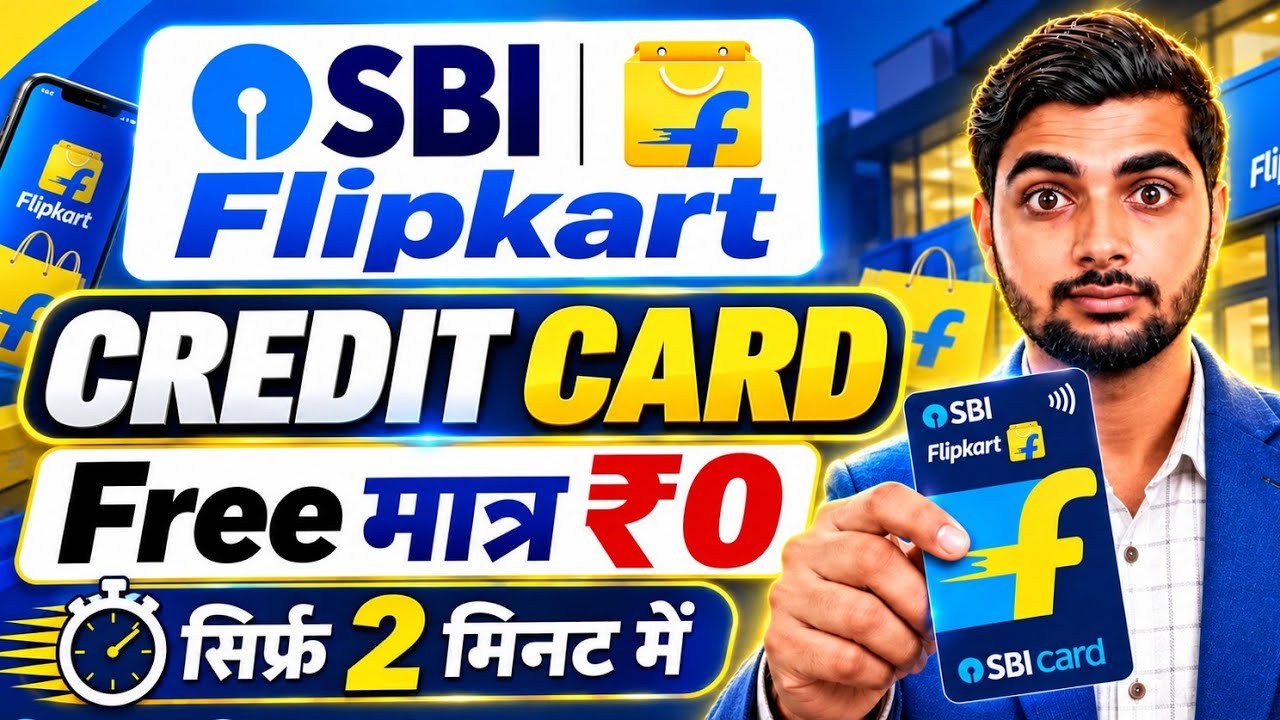 Flipkart SBI Credit Card Apply Online 2026 | Step By Step | How to Get a Credit Card