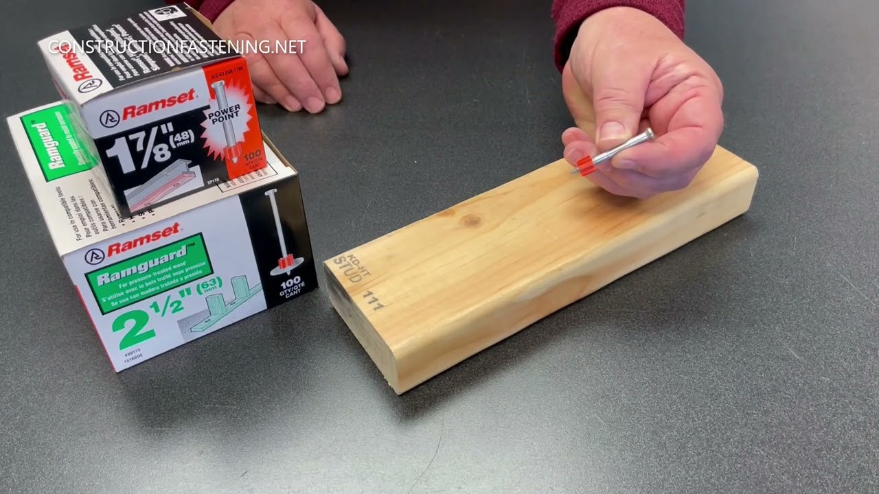 What Length Nail For Your Ramset, Hilti, Simpson & DeWalt PAT Tools