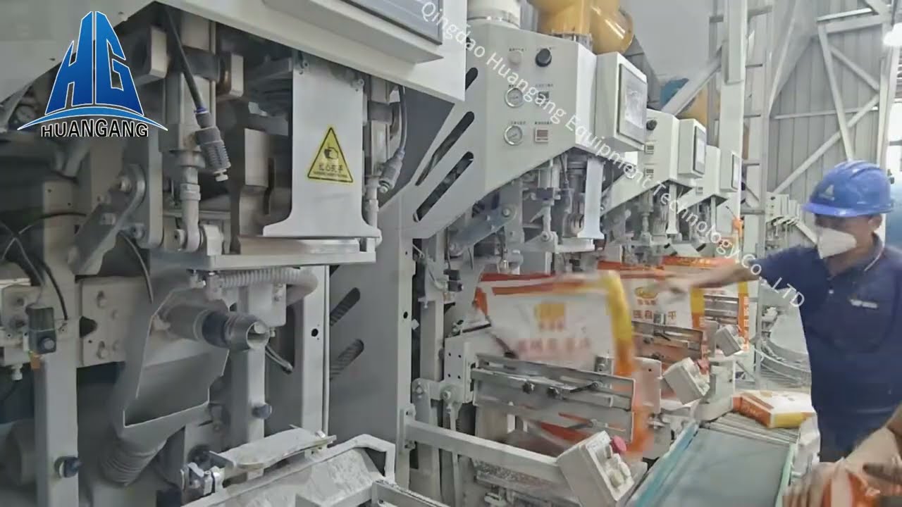 High-quality dry mortar mixer packaging machine - 10-50kg filling machine - Original manufacturer