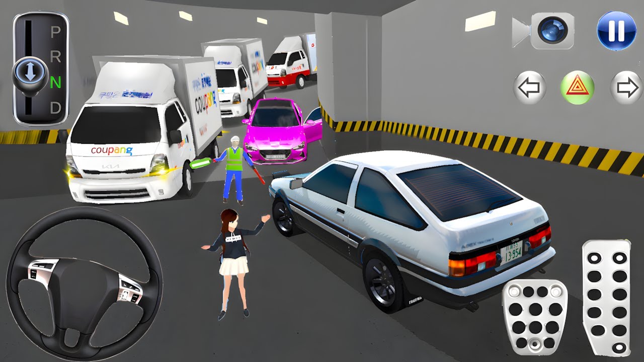 SUV & Police Car Stuck in Parking Garage 😱 | Epic Rescue to Space Journey 🚀 | 3D Driving Class 2026