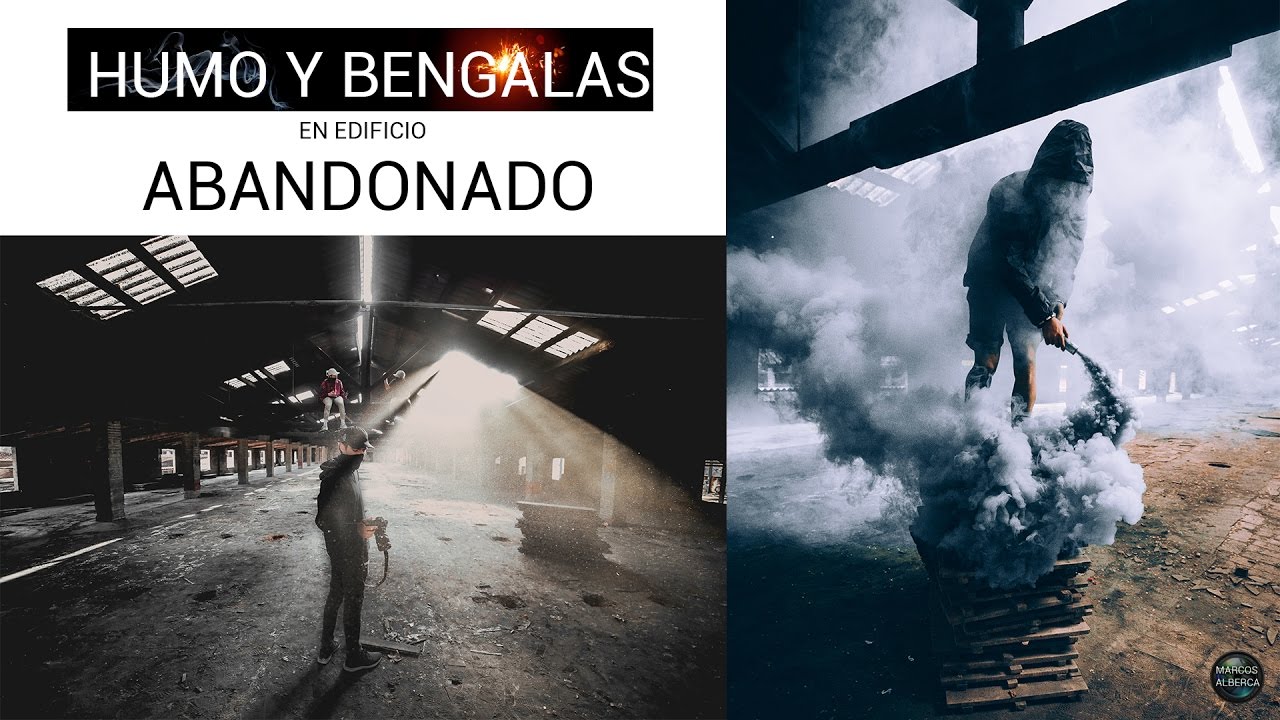 Bombas de HUMO en lugar ABANDONADO / Urbex