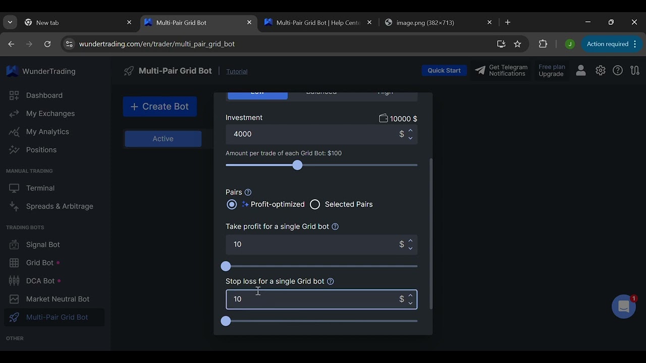 Setting Up the Multi-Pair Grid Bot on WunderTrading (Live Tutorial)