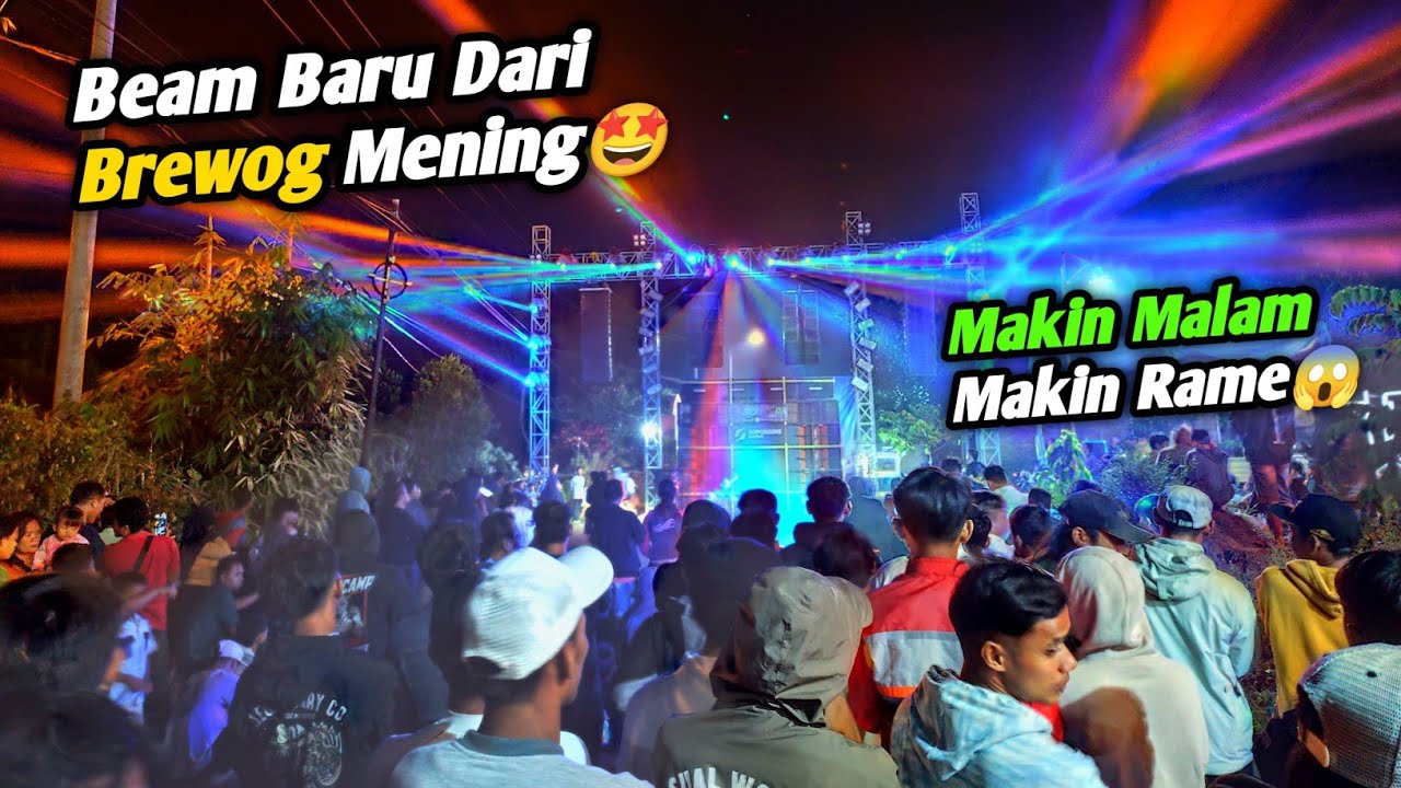 Edan😱 Penonton Riswanda Mahardika Makin Malam Makin Rame..!! Beam Baru Sopongiro Lighting Muening 🤩