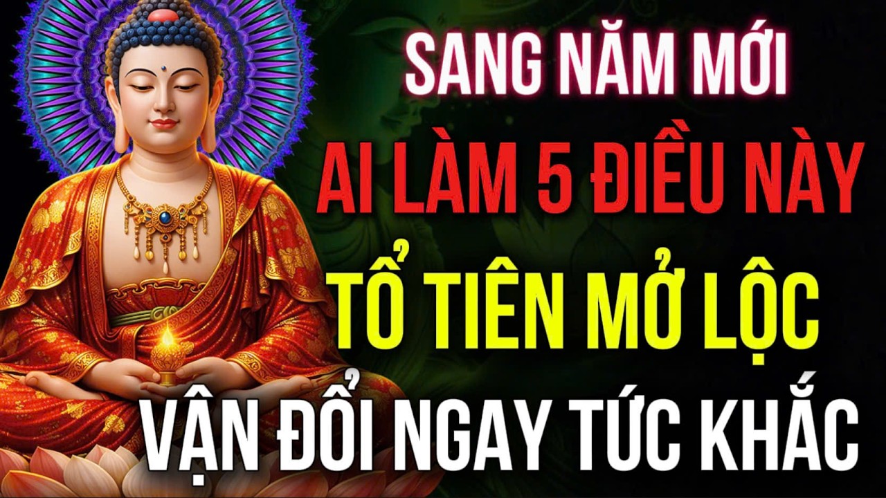 SANG NĂM MỚI, ĐỪNG QUÊN LÀM 5 ĐIỀU NÀY, TỔ TIÊN MỞ LỘC - VẬN ĐỔI TỨC KHẮC | Hoa Từ Tâm