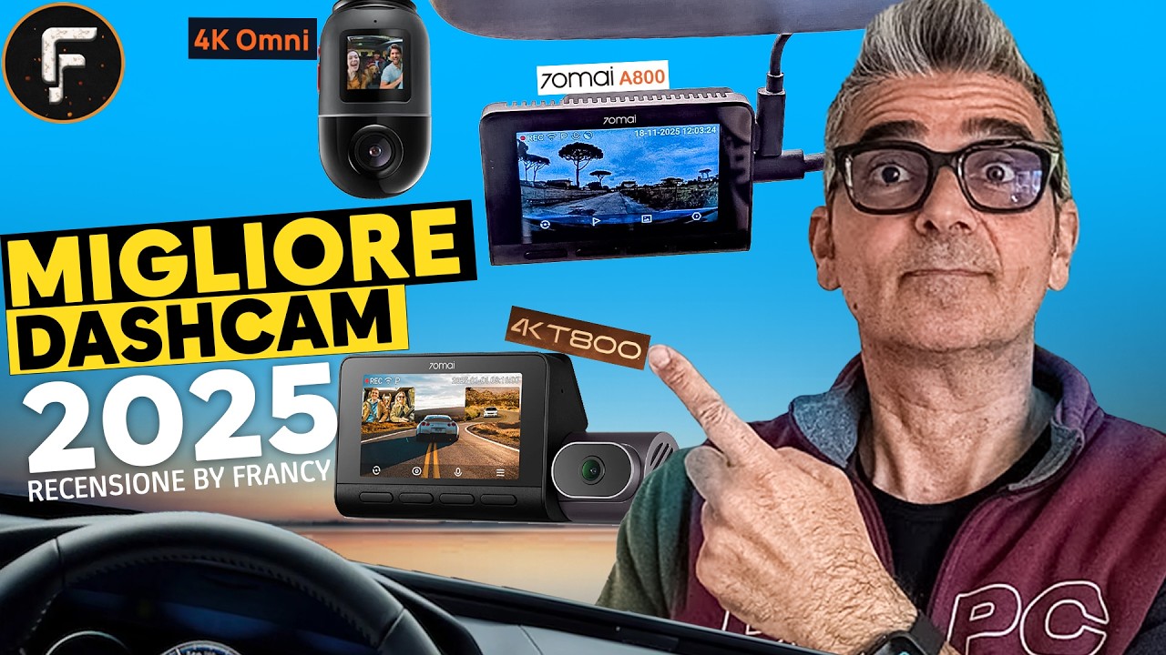 Comparazione Dash Cam in casa 70mai  QUALE  SCEGLIERE❓ Pro e Contro 🔥