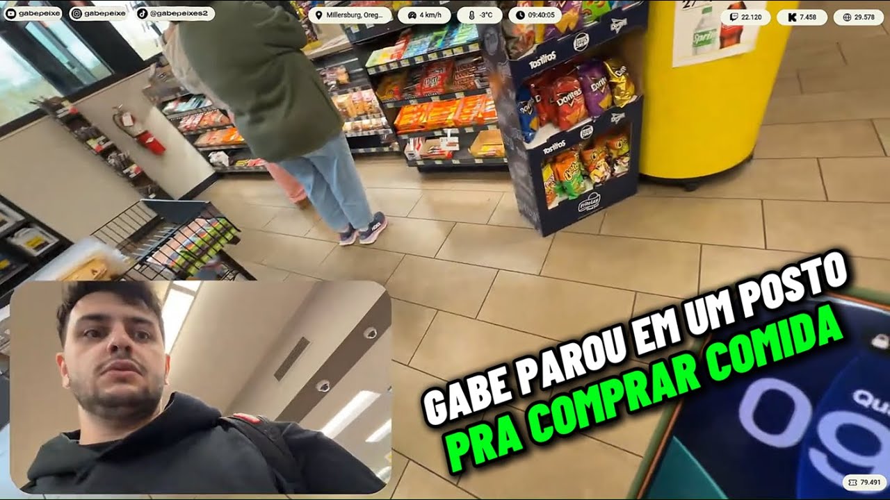 GABE CHEGOU EM OREGON E PAROU EM UM POSTO