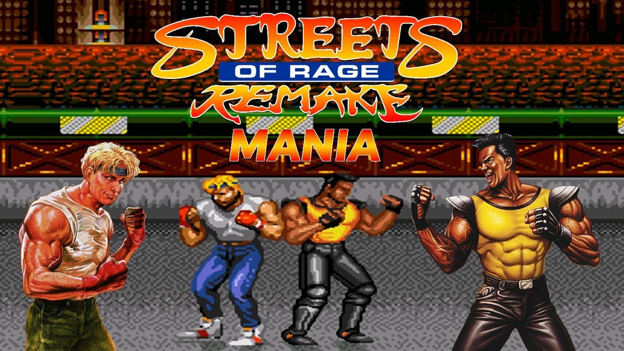 Streets Of Rage Remake V5.2 - Mod - S.W.A.T - Adam & Axel SOR3 - Playthrough (Mania)
