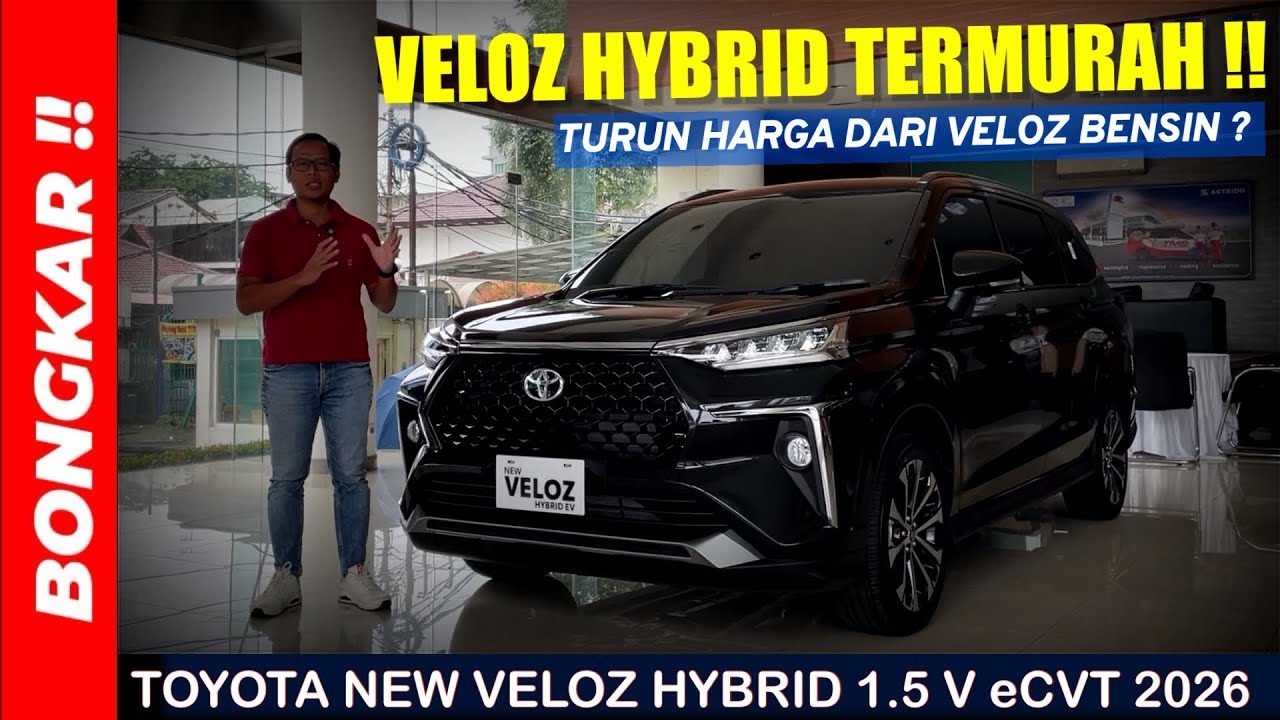 Bongkar !! TOYOTA ALL NEW VELOZ HYBRID 1.5 e-CVT 2026 || REVIEW EXTERIOR & INTERIOR TIPE TERMURAH 