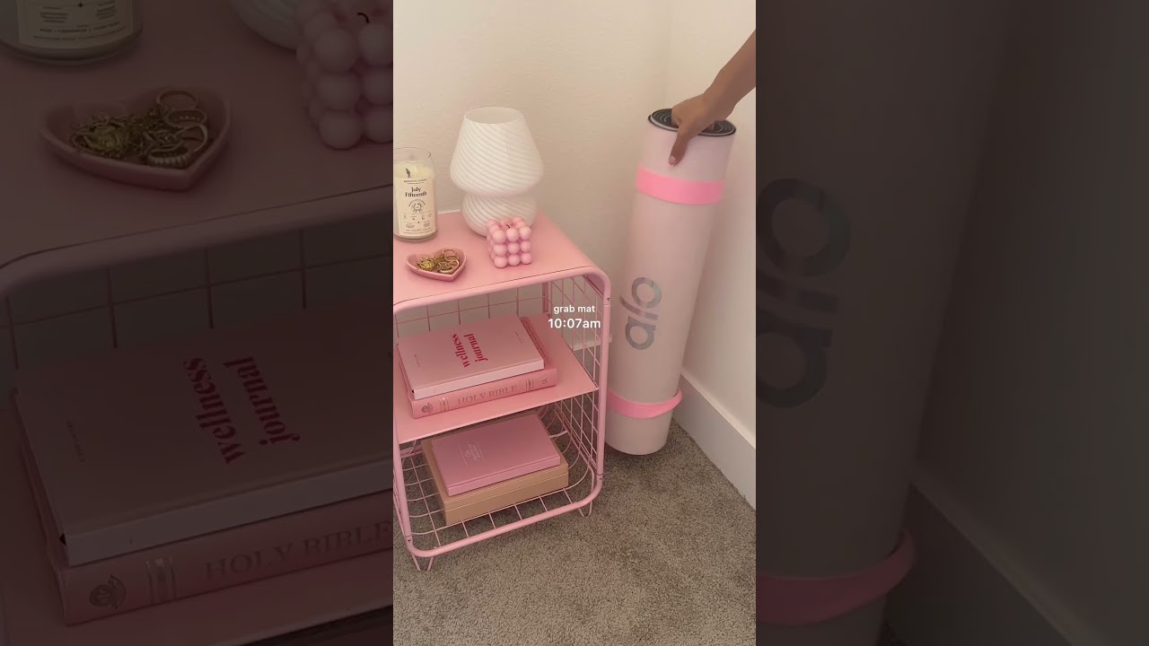 yoga grwm 🧘&zwj;♀️🩷 #aesthetic