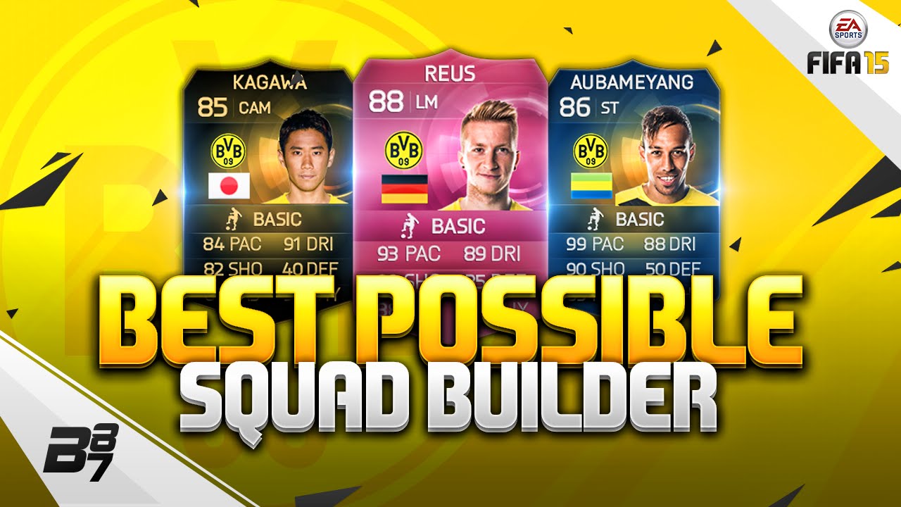 FIFA 15 | BEST POSSIBLE DORTMUND SQUAD BUILDER w/ PINK REUS AND TOTS AUBAMEYANG