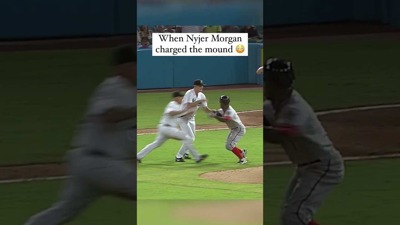 The time Chris Volstad threw behind Nyjer Morgan 😮 #shorts