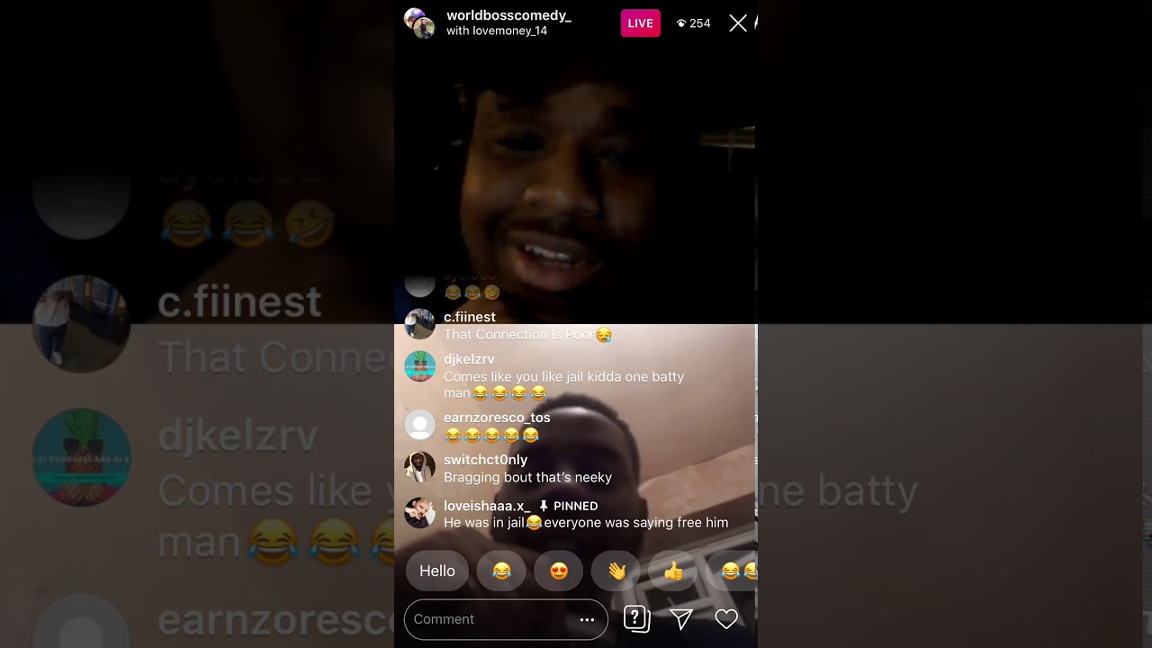 World boss beefs kidavelly on Instagram live!!