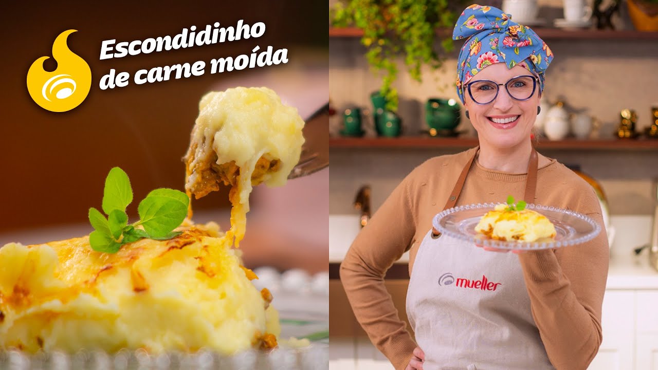 Escondidinho de Batata com Carne Moída no Micro-ondas | Receitas Mueller