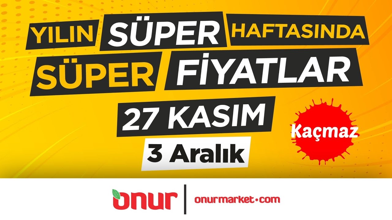 Yılın S&uuml;per Haftasında S&uuml;per Fiyatlar Ka&ccedil;maz
