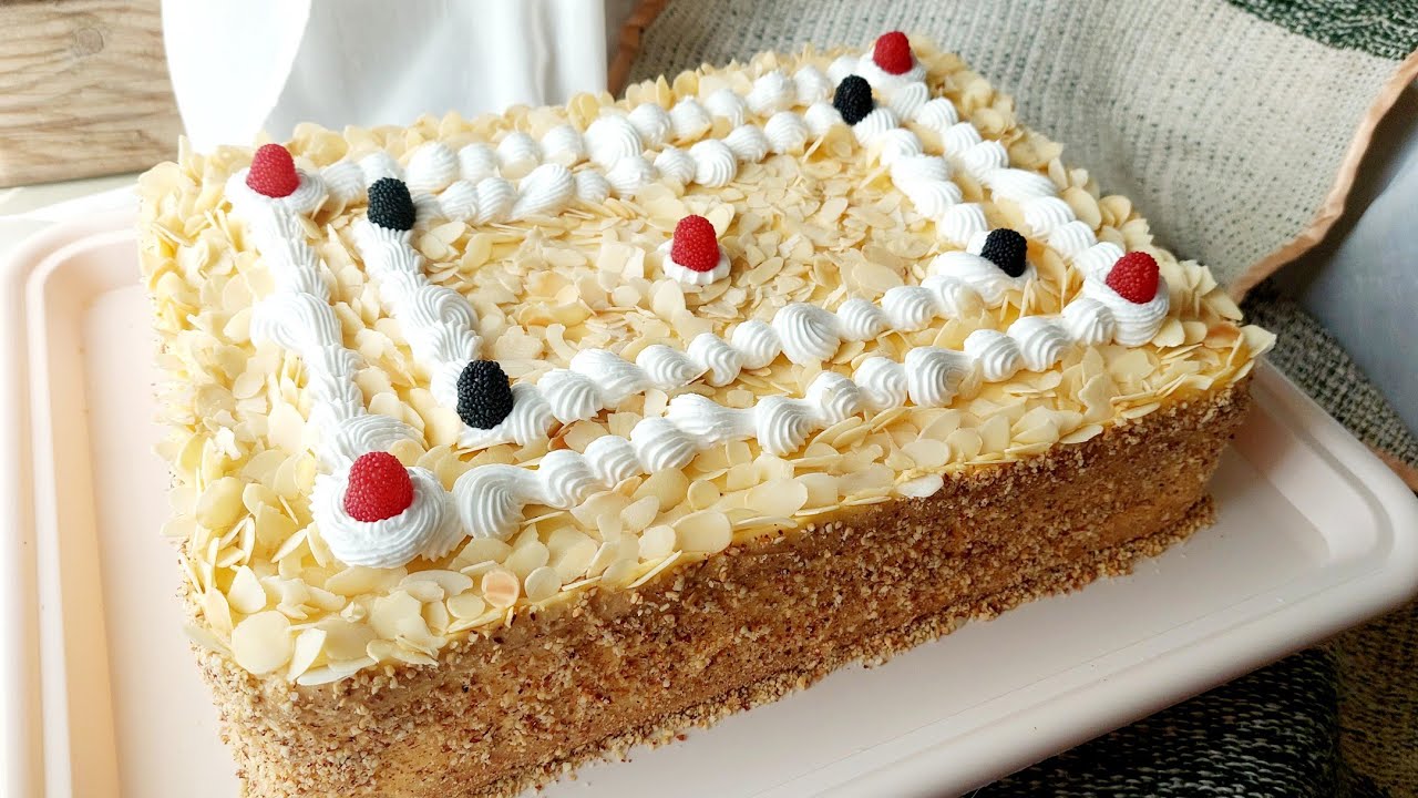 🌺 Moskva šnit torta - filovanje i dekoracija 🌸