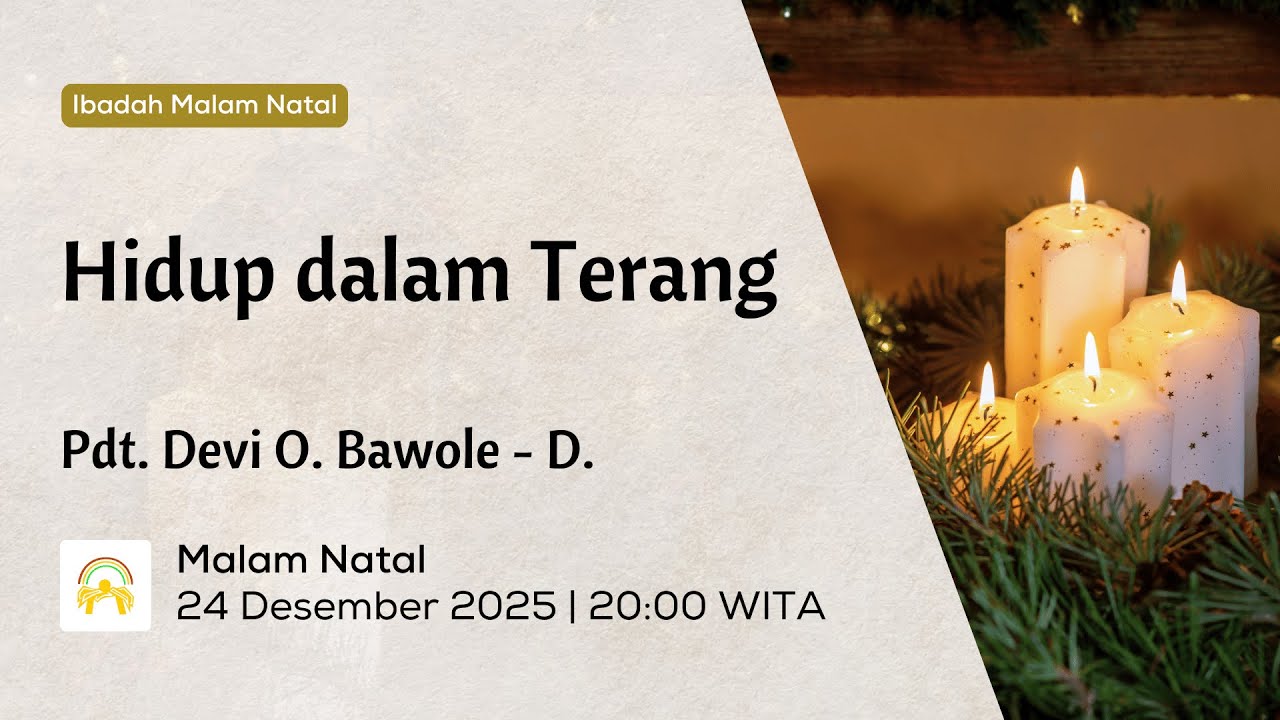 IBADAH MALAM NATAL GPIB IMMANUEL | 24 DESEMBER 2025 - 20.00 WITA