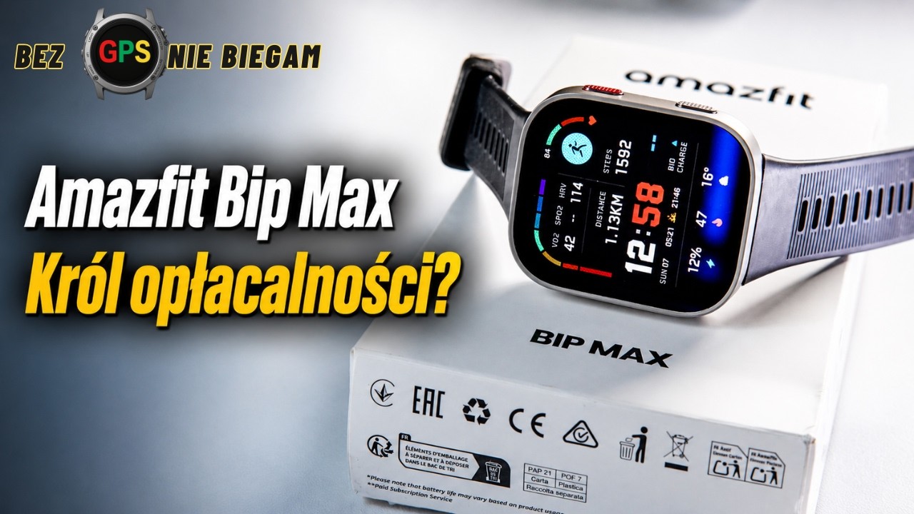 Amazfit Bip Max &ndash; tani, ale ma prawie wszystko