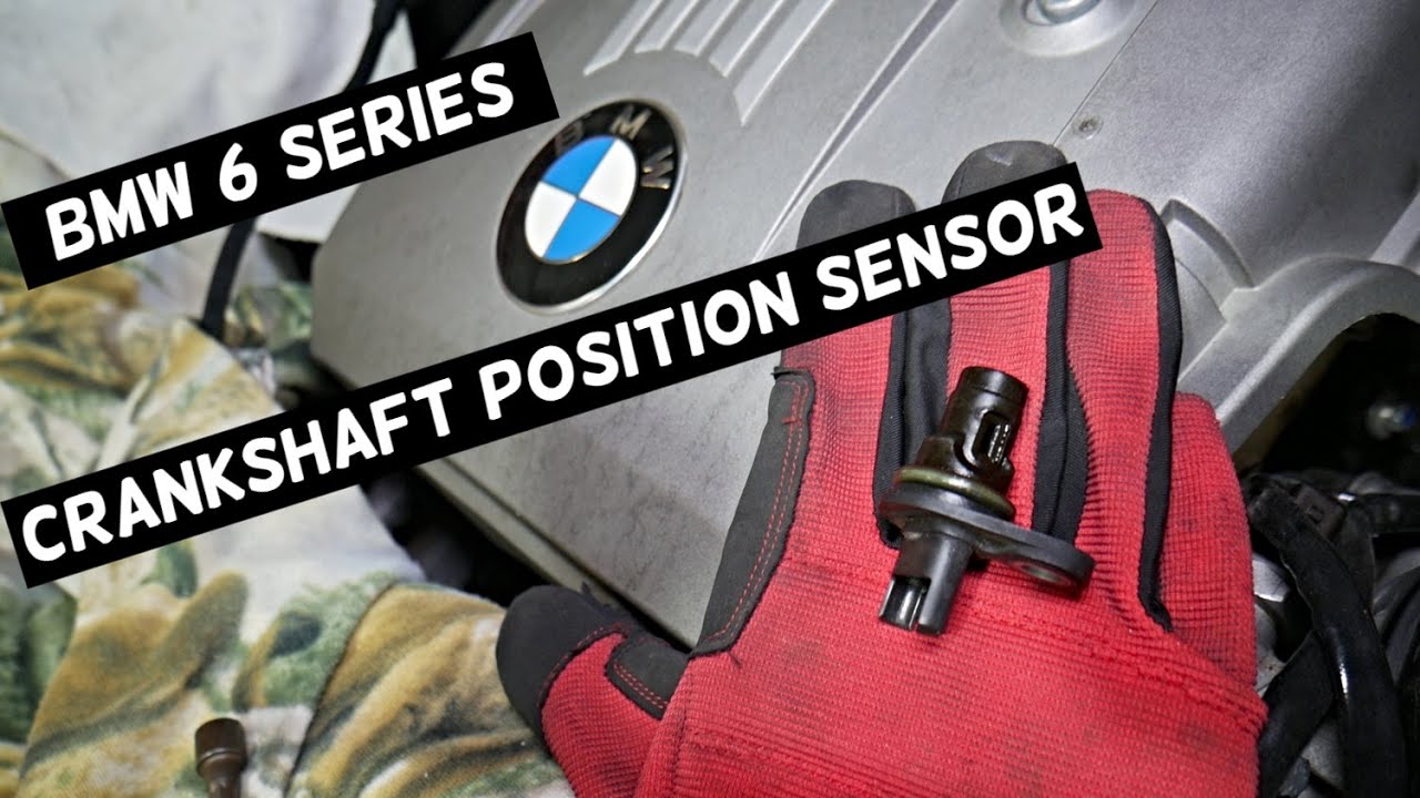 BMW E63 E64 F06 F12 F13 CRANKSHAFT POSITION SENSOR LOCATION REPLACEMENT EXPLAINED