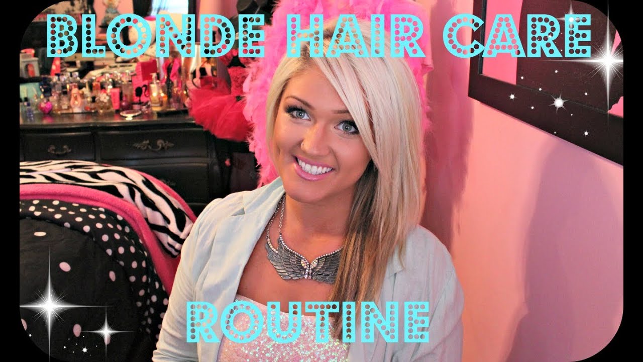 My Blonde Hair Care Routine