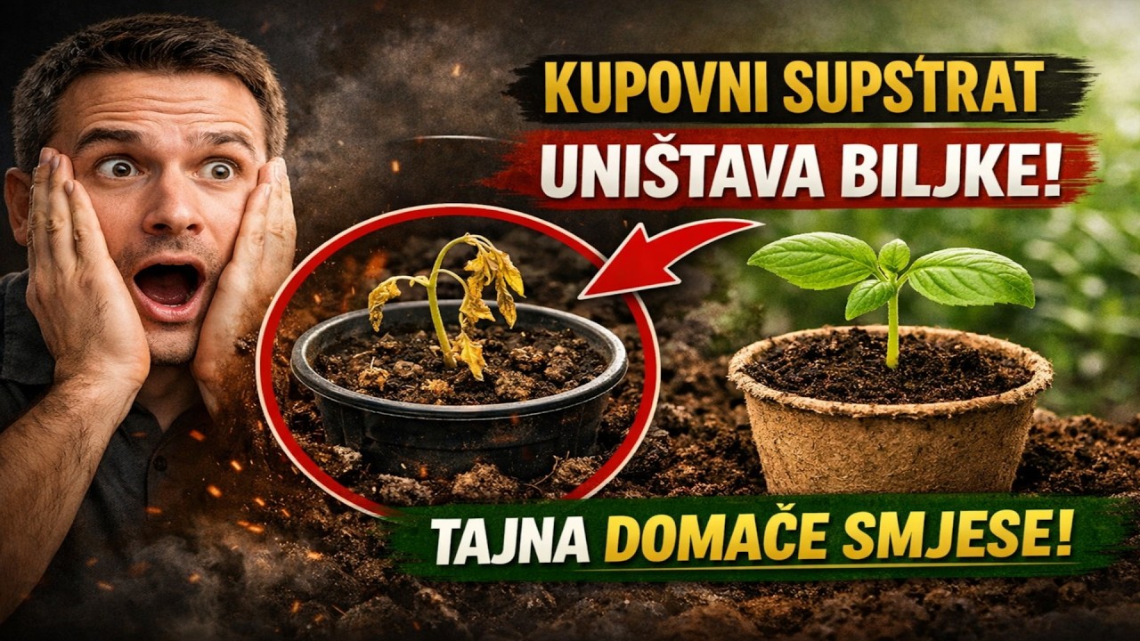 Zemlja za presadnice: Zašto kupovni supstrat UNIŠTAVA vaše biljke? Tajna idealne smjese koju ćete s