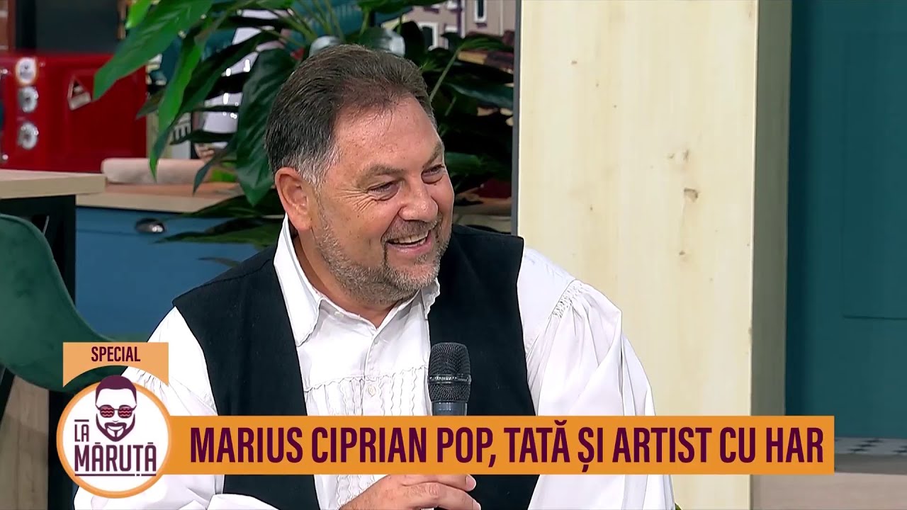 Marius Ciprian Pop, tată și artist cu har