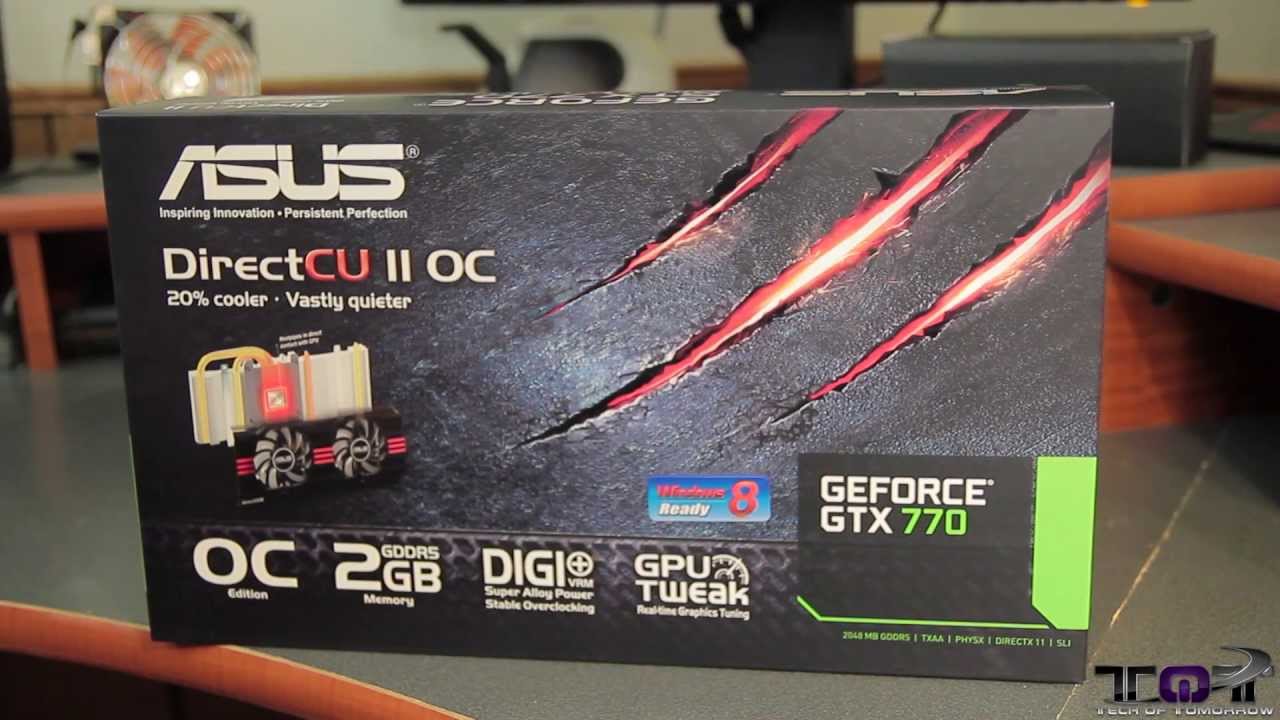 ASUS GTX 770 DirectCU II 2GB Video Card Unboxing!