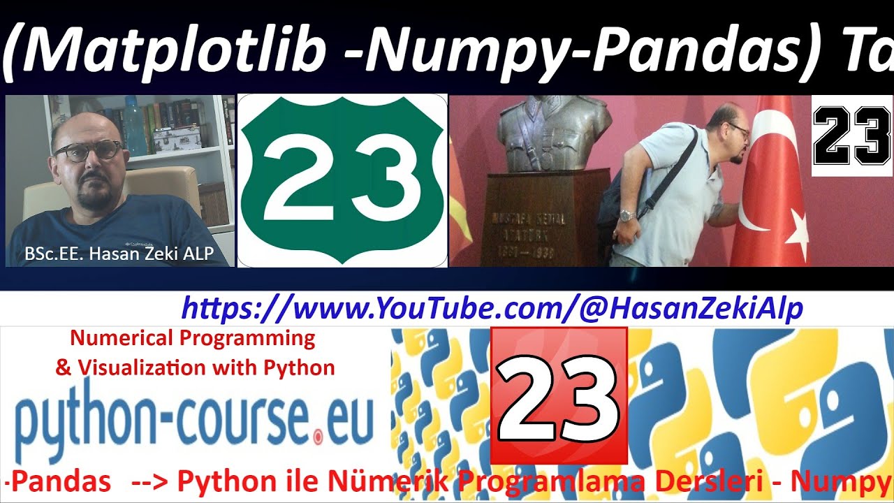 Pandas-9 Python Numerical Programming- Ders-23- Türkçe Örneklerle Anlatım