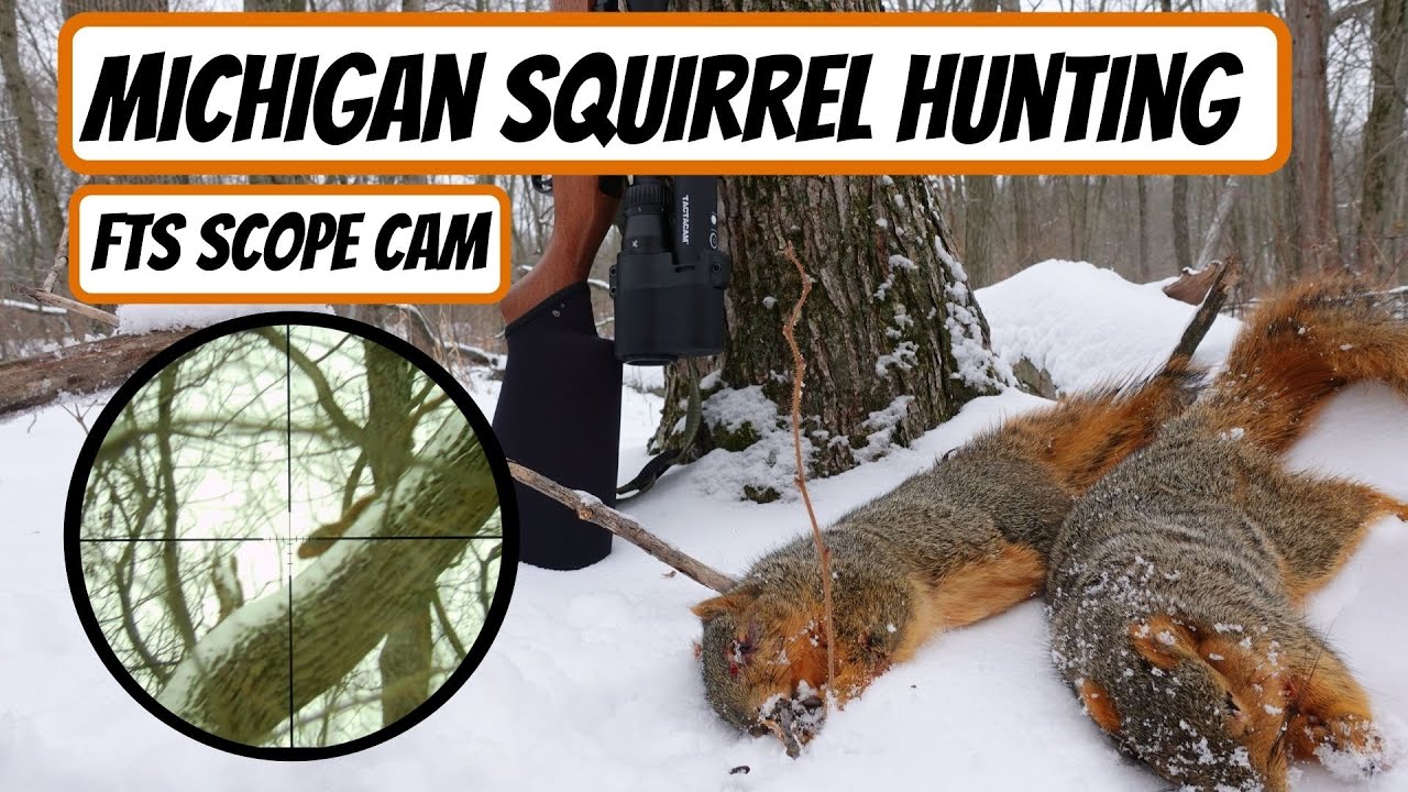 Michigan Squirrel Hunting - TACTACAM 5.0 FTS SCOPE CAM