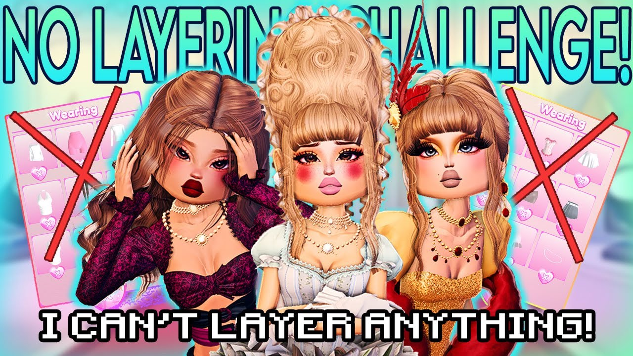 DRESS TO IMPRESS but I CAN'T LAYER ANY ITEMS! 😭❌ | Roblox