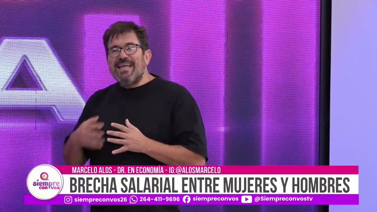SCV | Lunes 9/03 | Brecha salarial entre hombres y mujeres (Dr. en Economía Marcelo Alos)