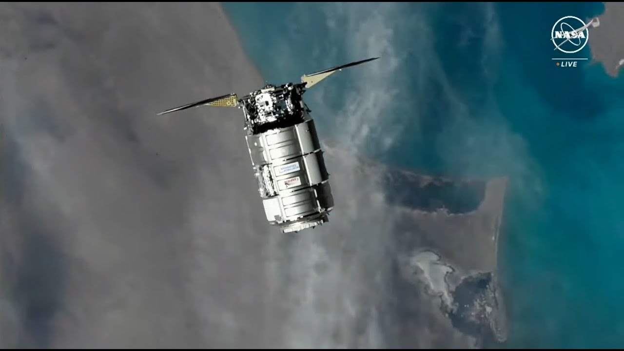 Northrop Grumman Cygnus Spacecraft with CRS NG-21 Arrives at the ISS