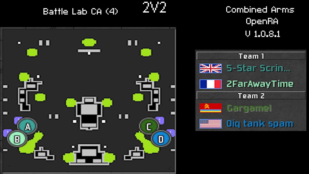 307# - Home field advantage - 6 - 31/01/2026 - 2v2 - Combined Arms V1.0.8.1 (OpenRA)