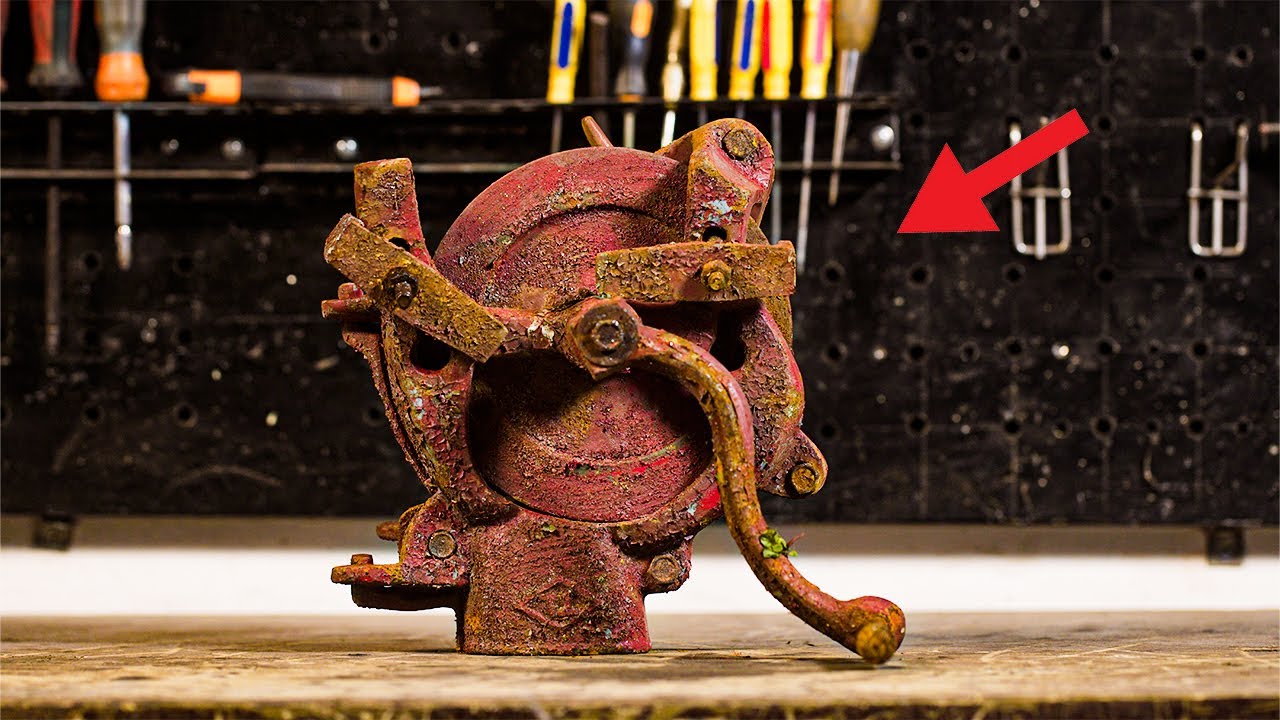 Antique Corn Sheller Black Hawk 1980s Restoration