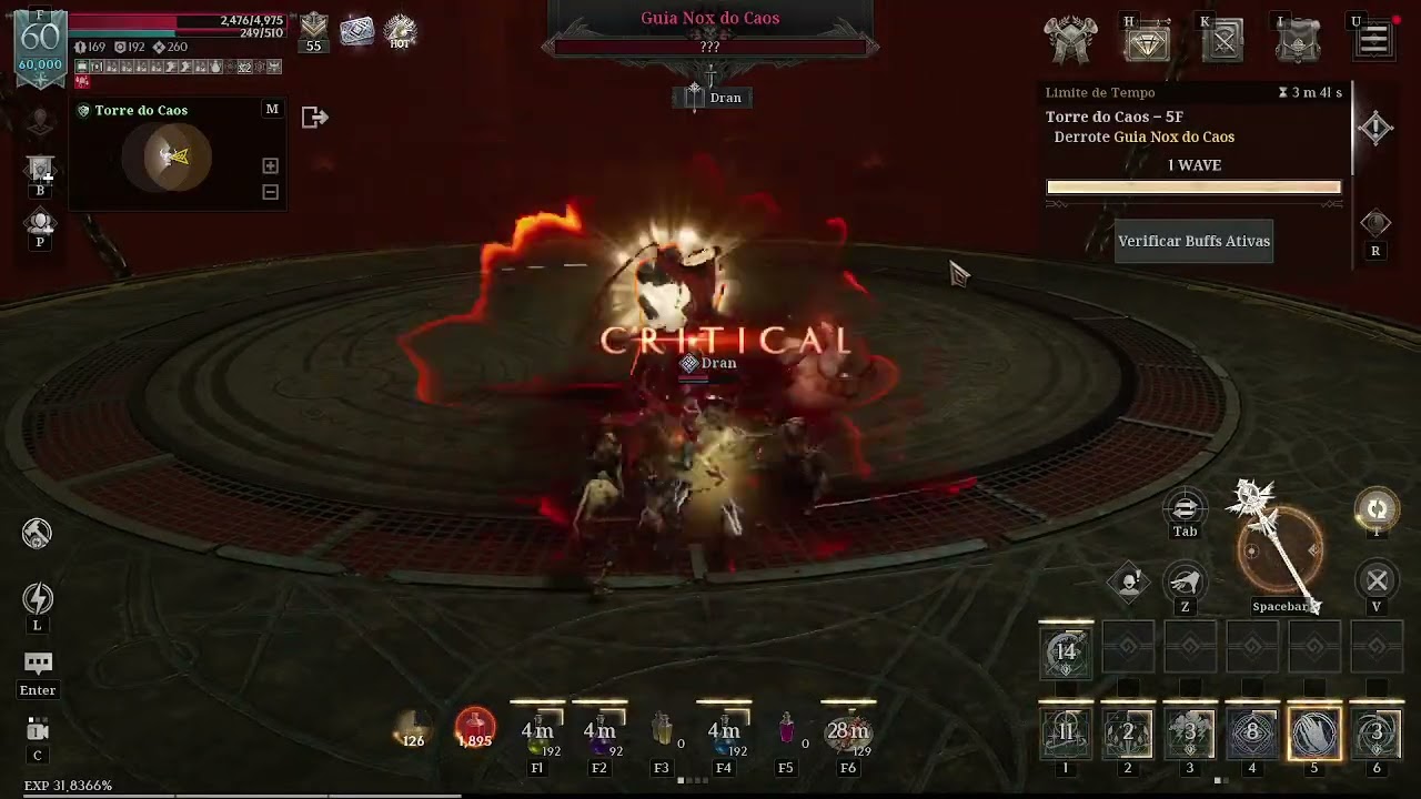 Raven2 passando o boss do 5f da Torre do Caos