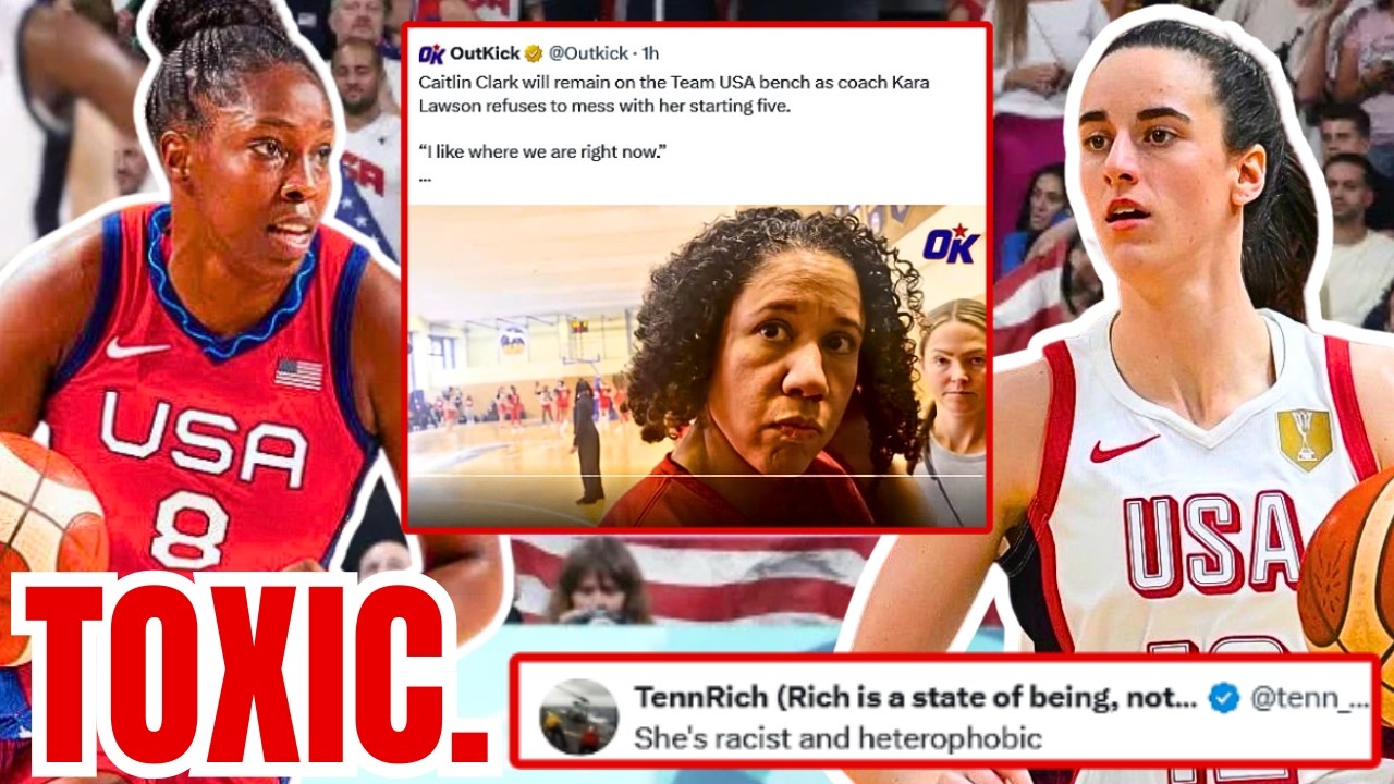 Caitlin Clark Fans are FURIOUS! Kara Lawson's TOXIC Agenda Keeps CC BENCHED for Team USA!