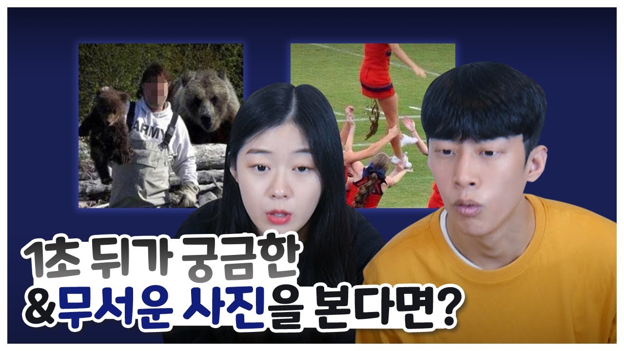 1초 뒤가 궁금한&무서운 사진을 본다면?