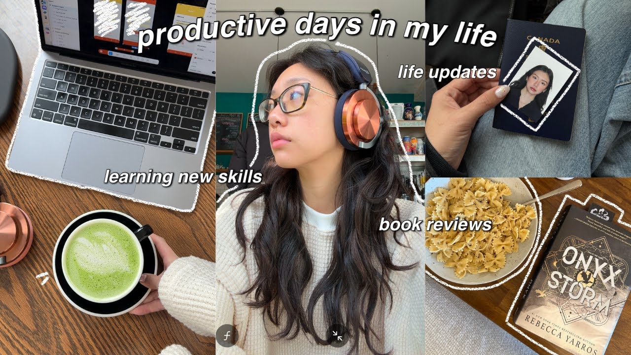 almost adulting 💌 productive days in my life: health update, learning a hard skill & onyx storm
