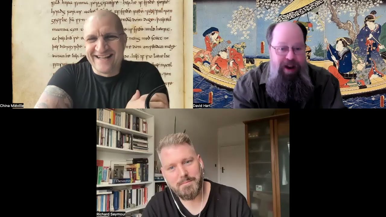 A Conversation Among Richard Seymour, China Miéville, and David Bentley Hart