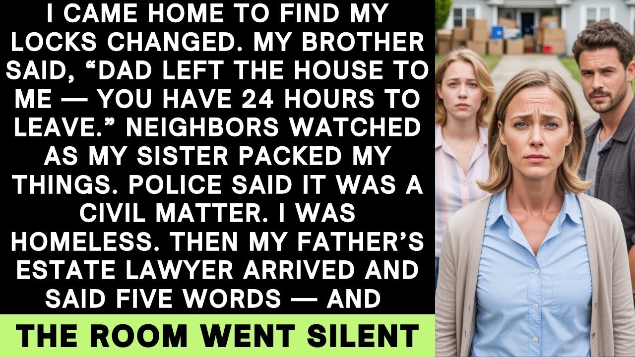 Brother Said 'Dad Left Everything to Me'   Then We Found The Real Will Hidden in Dad's Safe