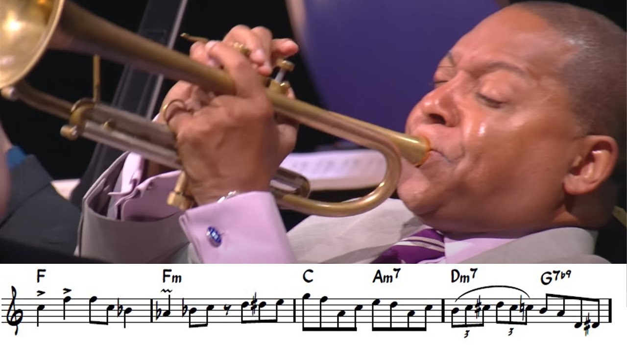 Wynton Marsalis - Portrait Of Louis Armstrong [Transcription] Trumpet Solo Bb