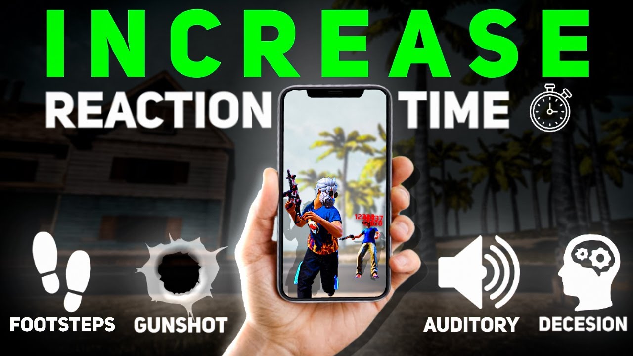 How To Increase REACTION TIME In Free Fire 2024 ! (STOP) 😰