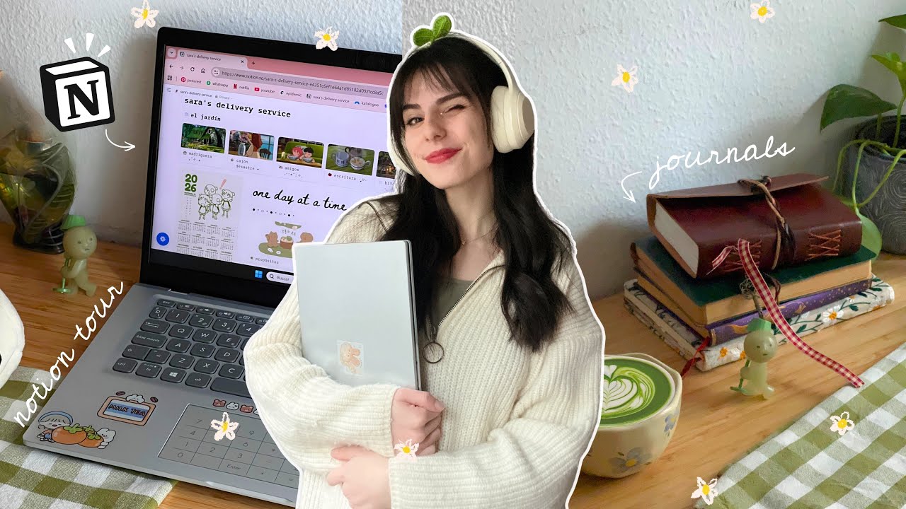 esta es tu señal para secretarizar tu vida en 2026 🍓🍃 (notion tour & mi ecosistema de journals)
