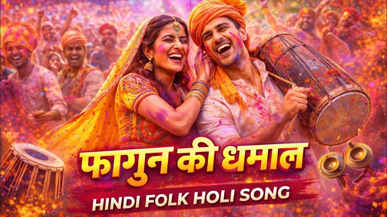 फागुन की धमाल | Hindi Folk Holi Song 2026 | Traditional Rang Gulal Geet | Desi Holi Dance Song 