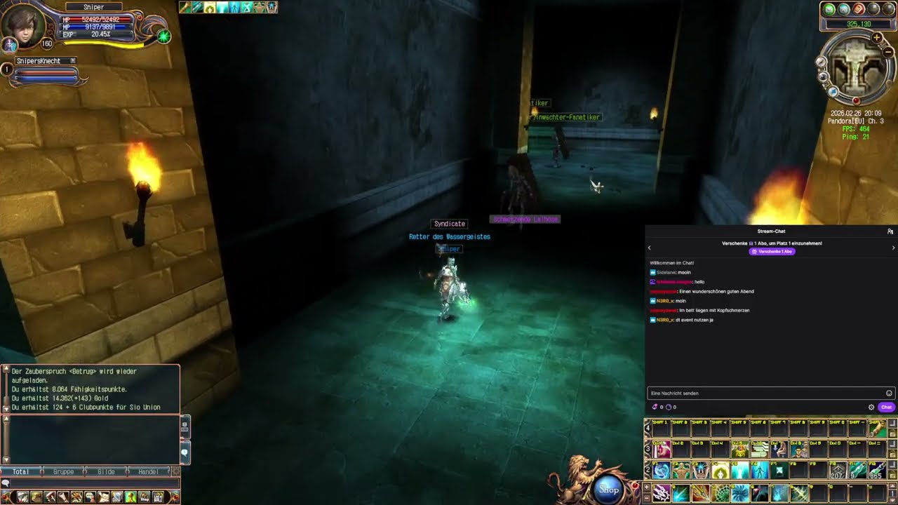 Last Chaos Twitch Live-Stream 15 / Lv.160 Hunter / Kappelle / Pandora / Gold, FP & Sio CC Farmen