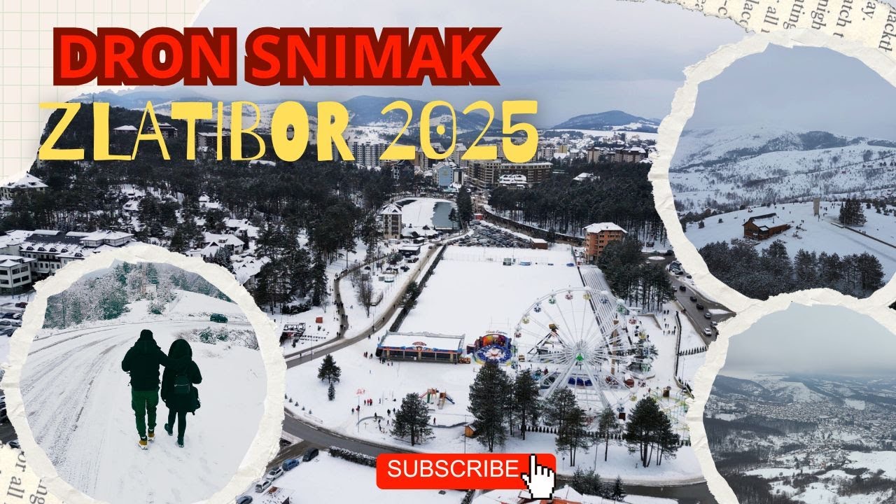 Zlatibor i okolina dron video Jaunar 2025 4K Vidikovac Gradine Spomenik Obelisk ASMR
