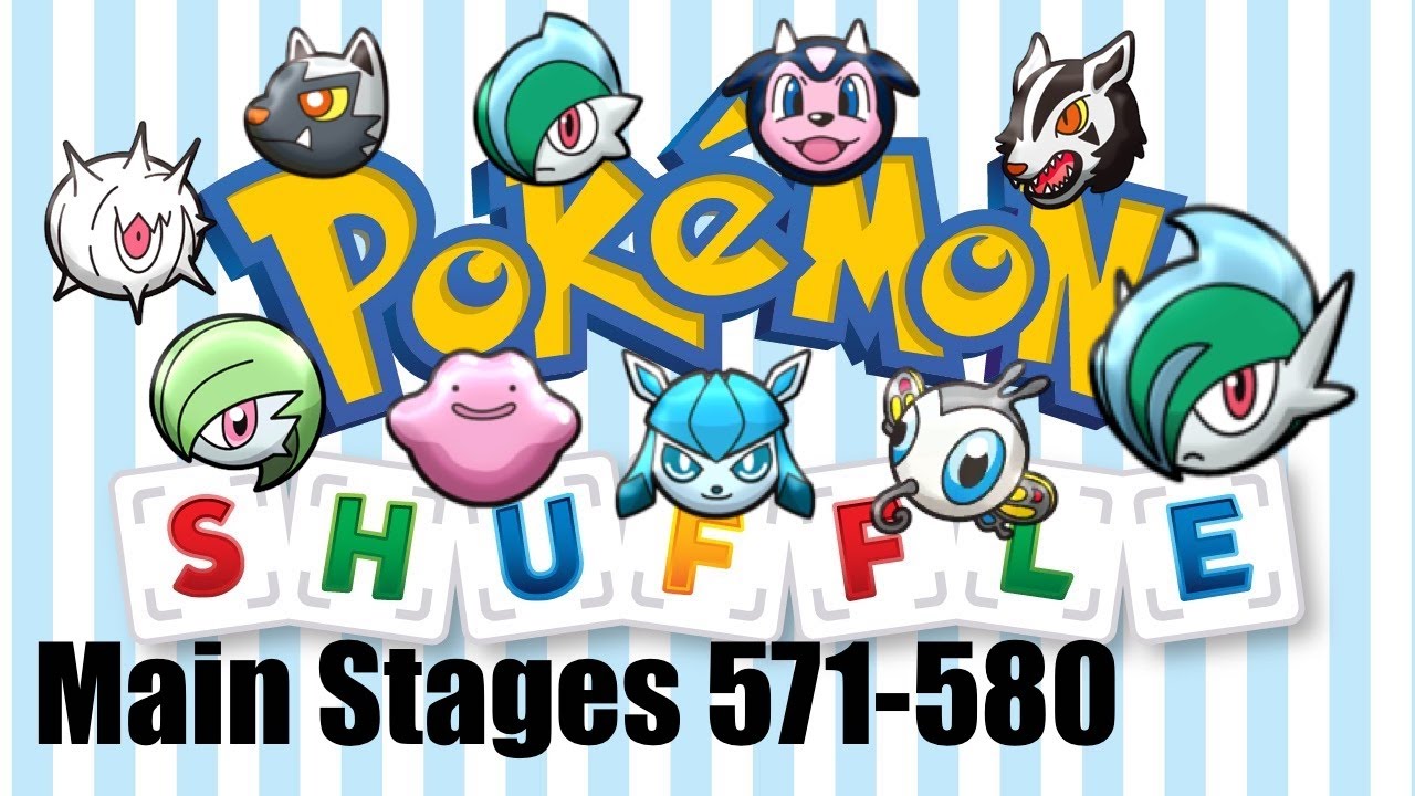 Pokemon Shuffle Main Stages 571-580 Mega-Gallade, Ditto, Miltank, Mightyena...